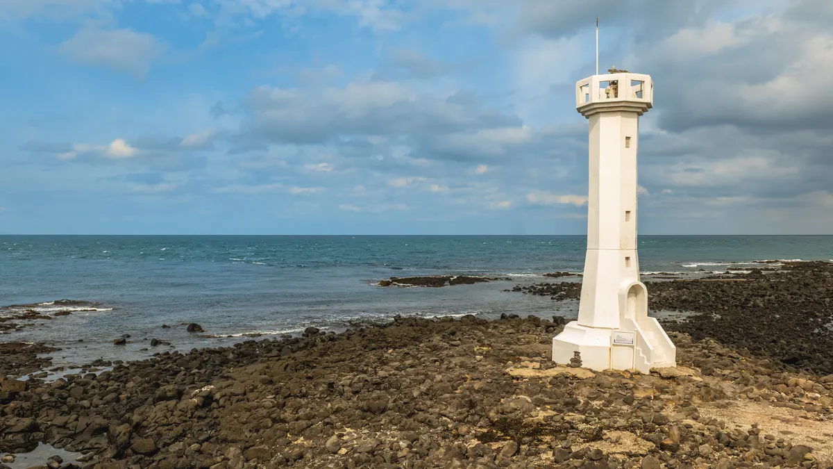 Mangru Lighthouse on Udo, off the east coast of Jeju